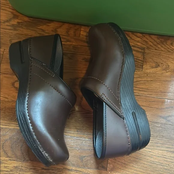 Dansko Brown Slip-On Clogs - Picture 7 of 7